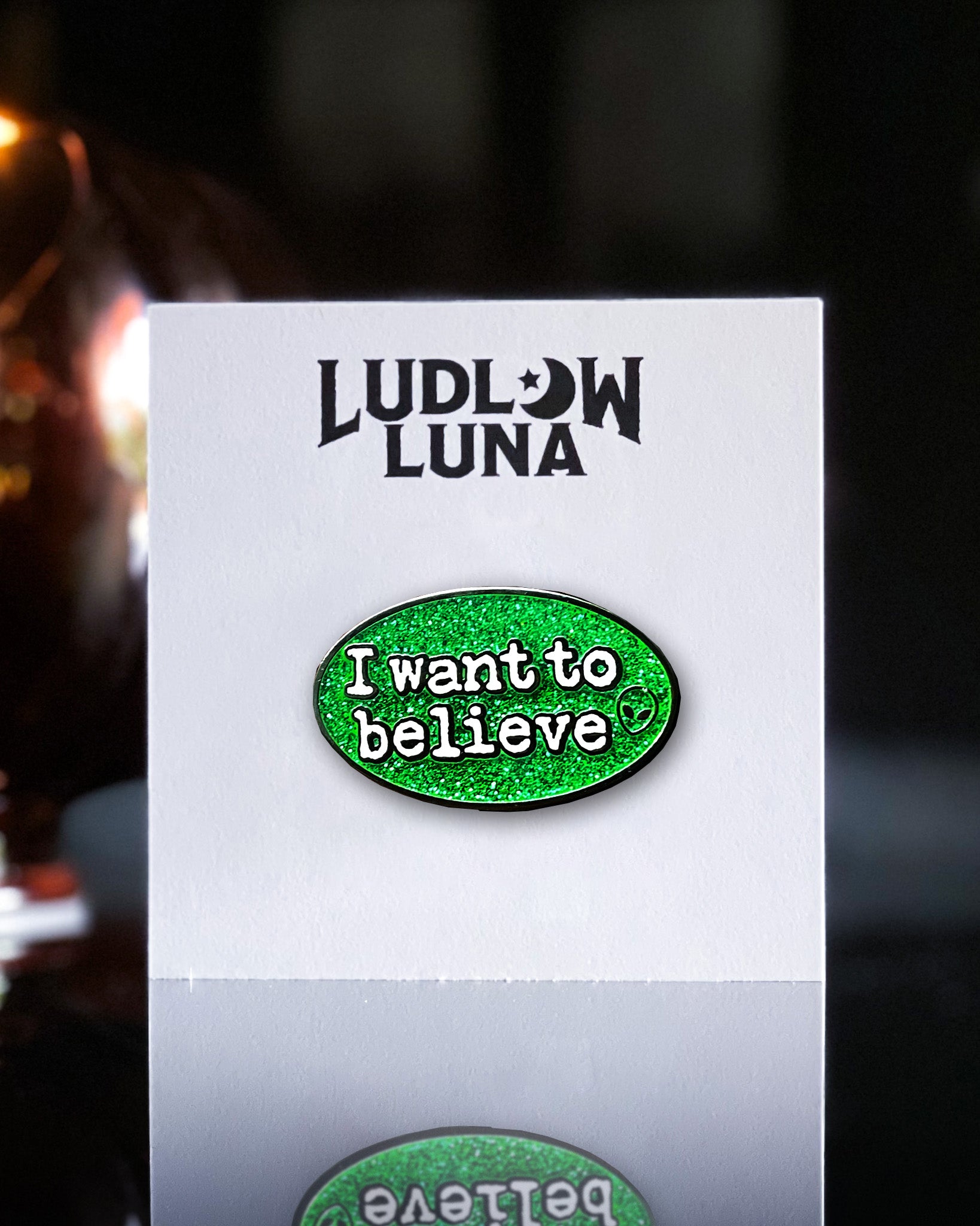 'I Want To Believe' Enamel Pin