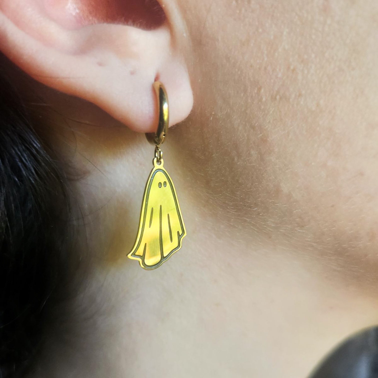 Ghostie Hoop Earrings