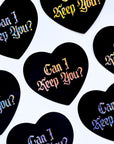 Spectral Sweetheart Glitter Sticker