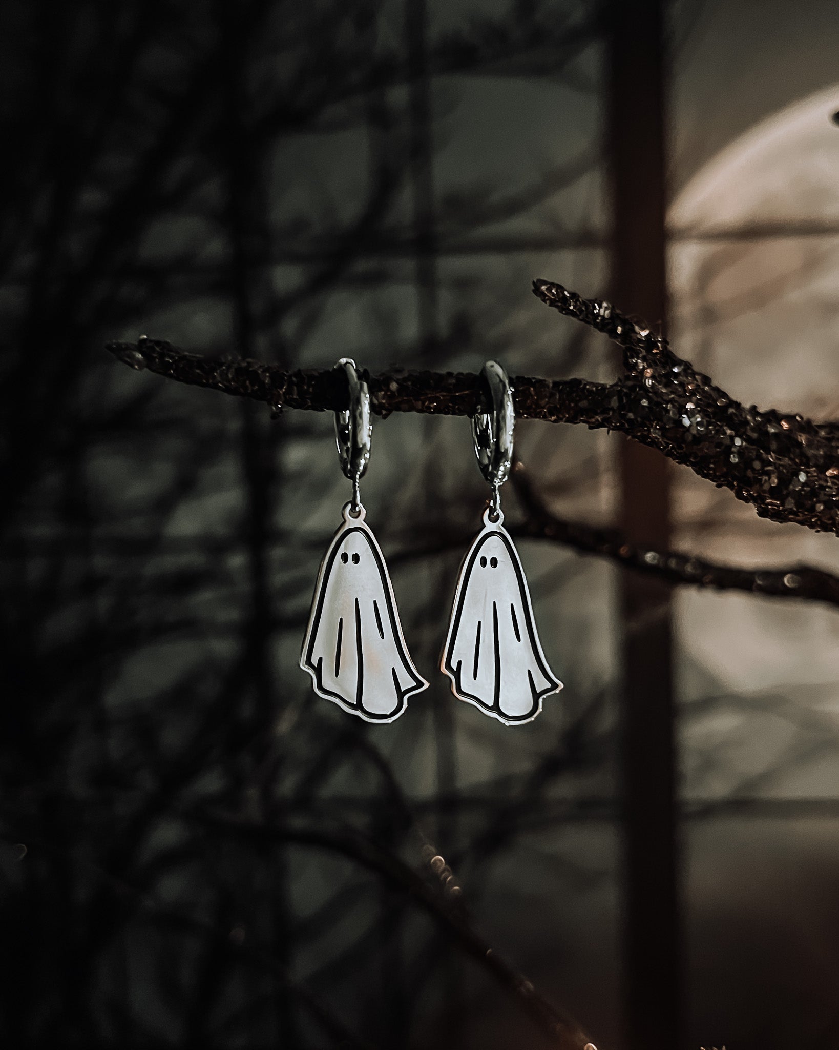 Ghostie Hoop Earrings