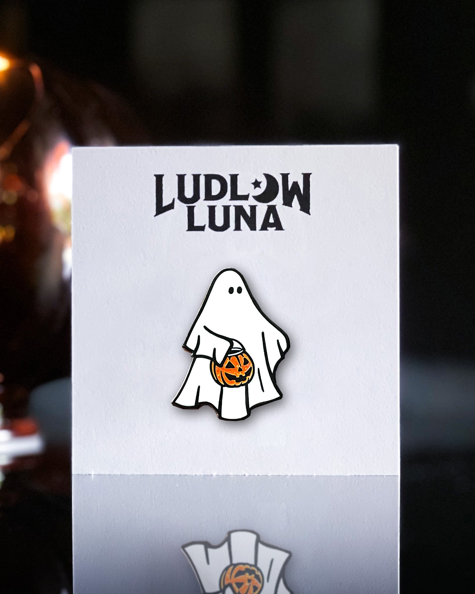 Trick 'r' Treat Ghost Enamel Pin