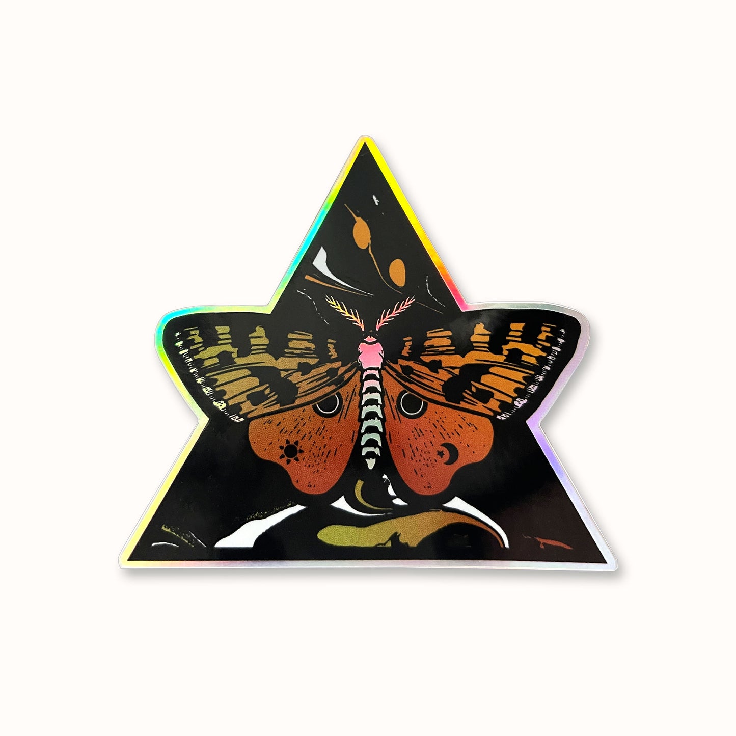 Planchette Moth Sticker