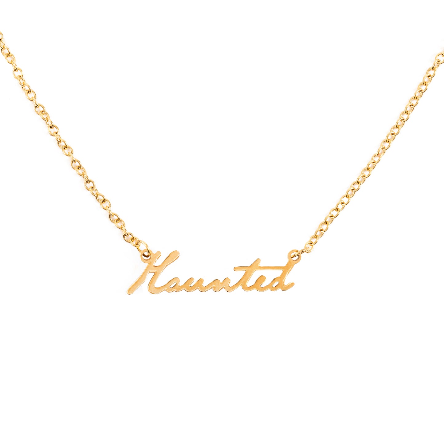Haunted Gold-Plated Necklace