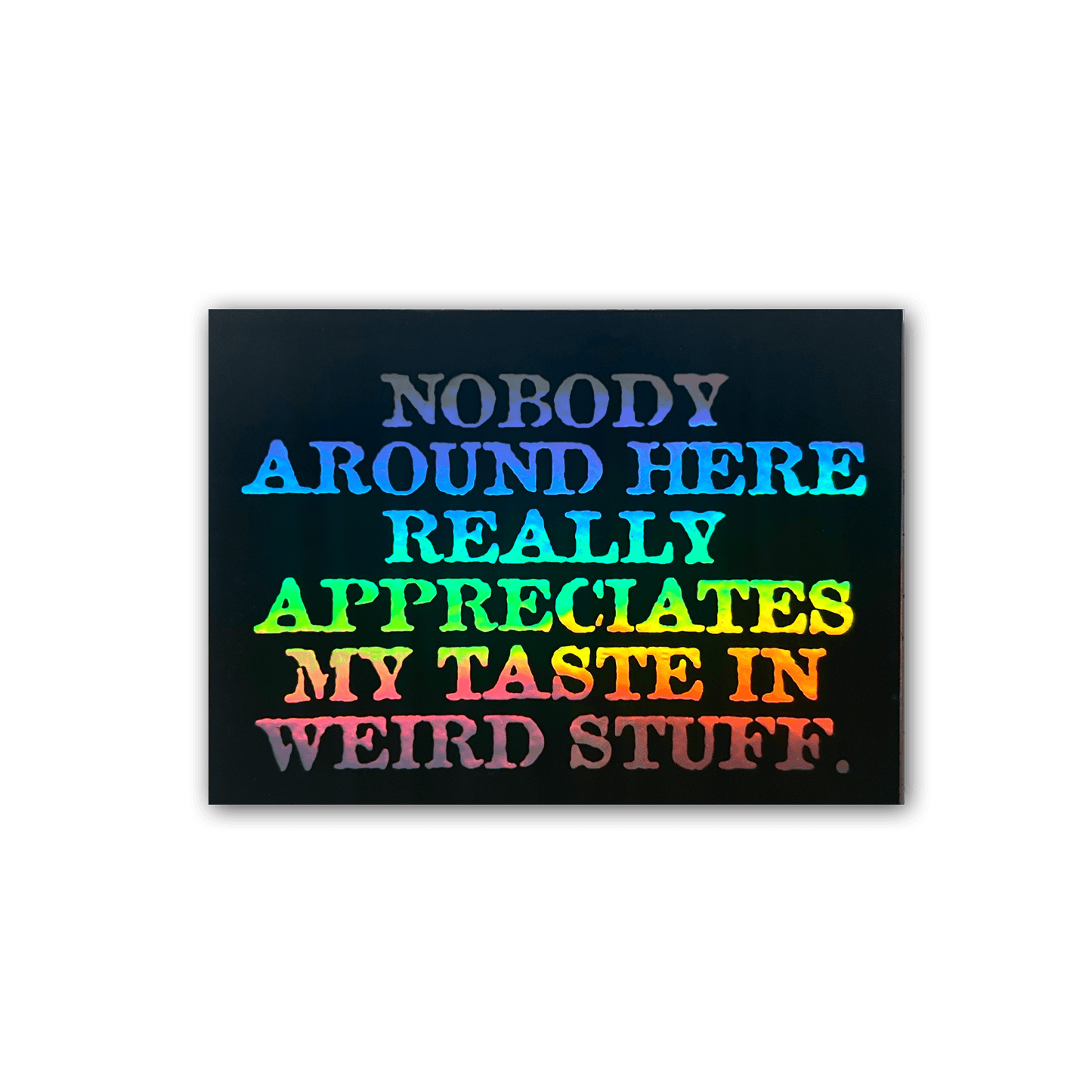 'Weird Stuff' Sticker