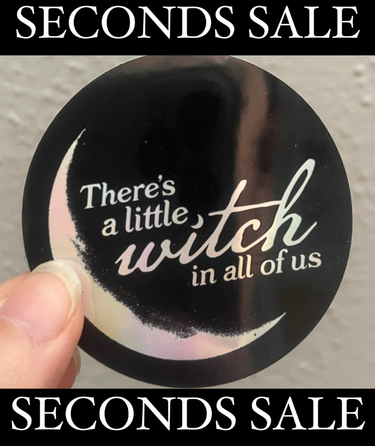 [SECOND] Witch Glitter Sticker