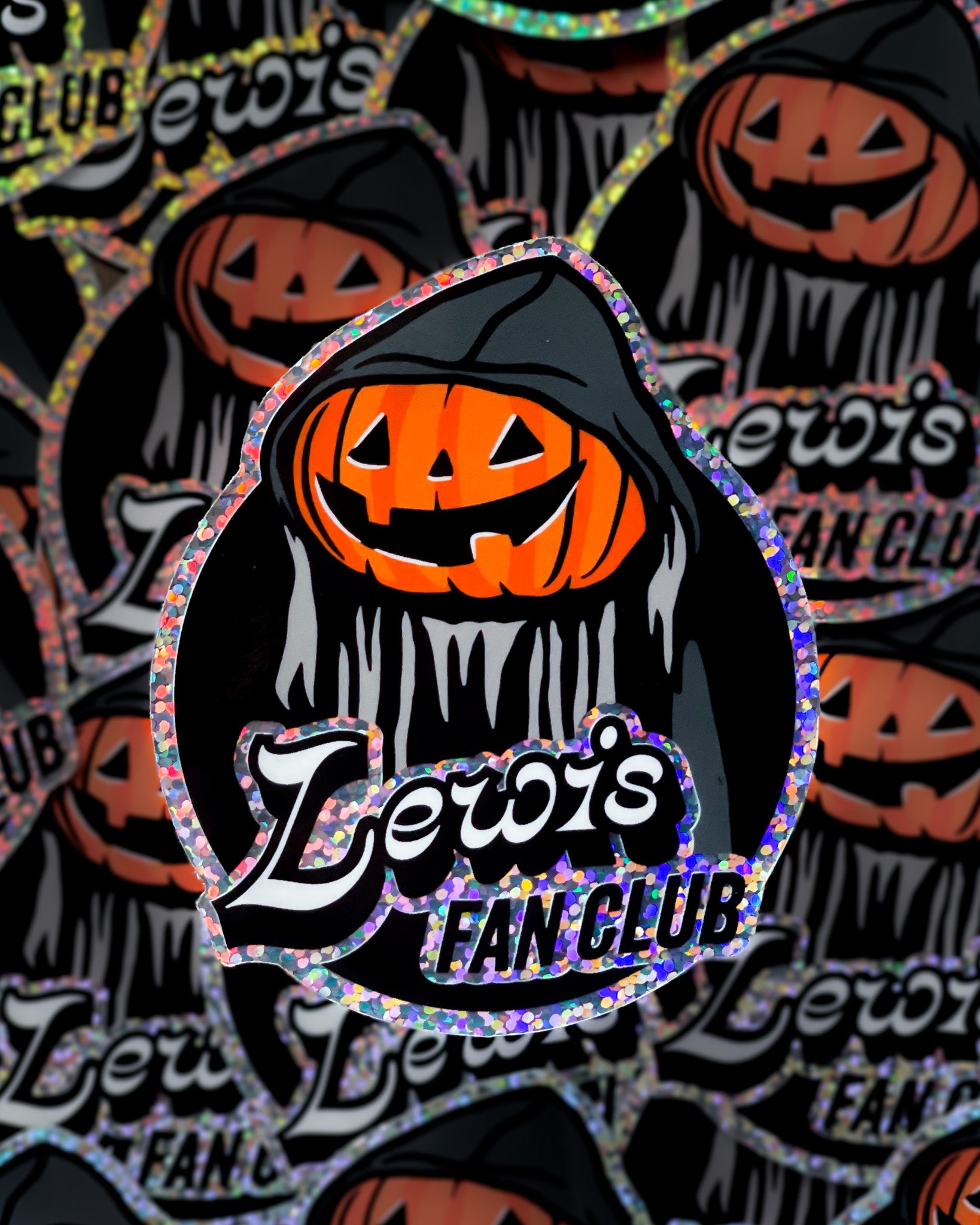 ‘Lewis’ Fan Club Glitter Sticker
