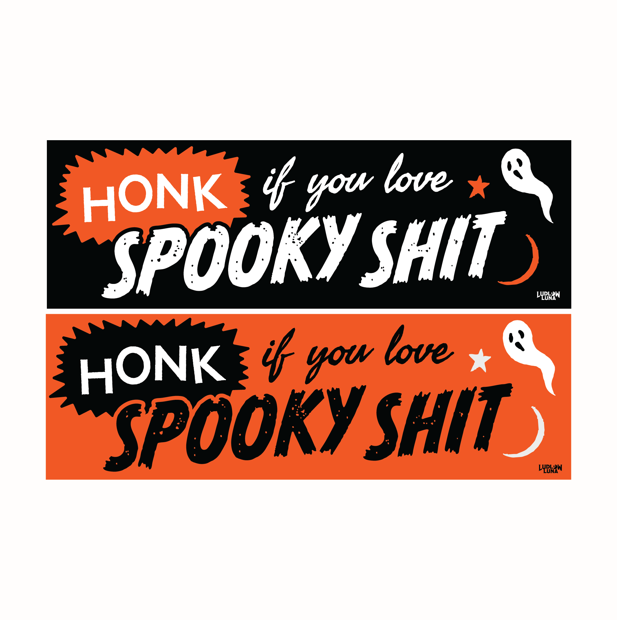 Spooky Shit Bumper Sticker