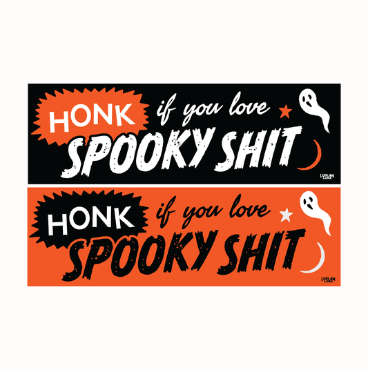 Spooky Shit Bumper Sticker