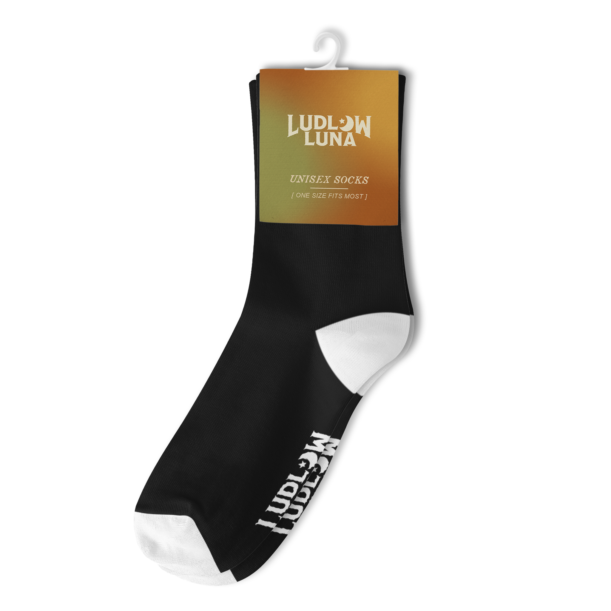 Luna Unisex Crew Socks