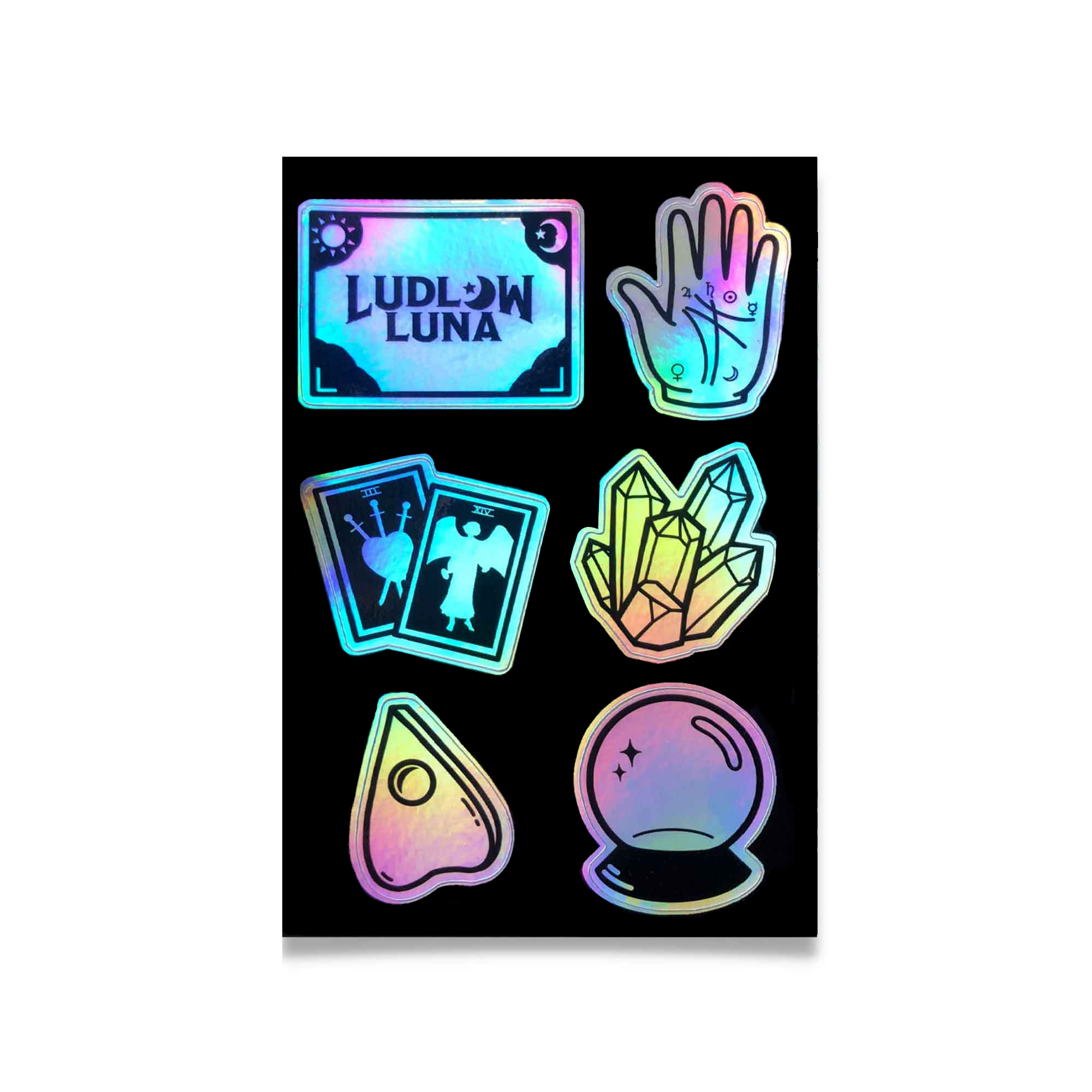 Mystic Holographic Sticker Sheet