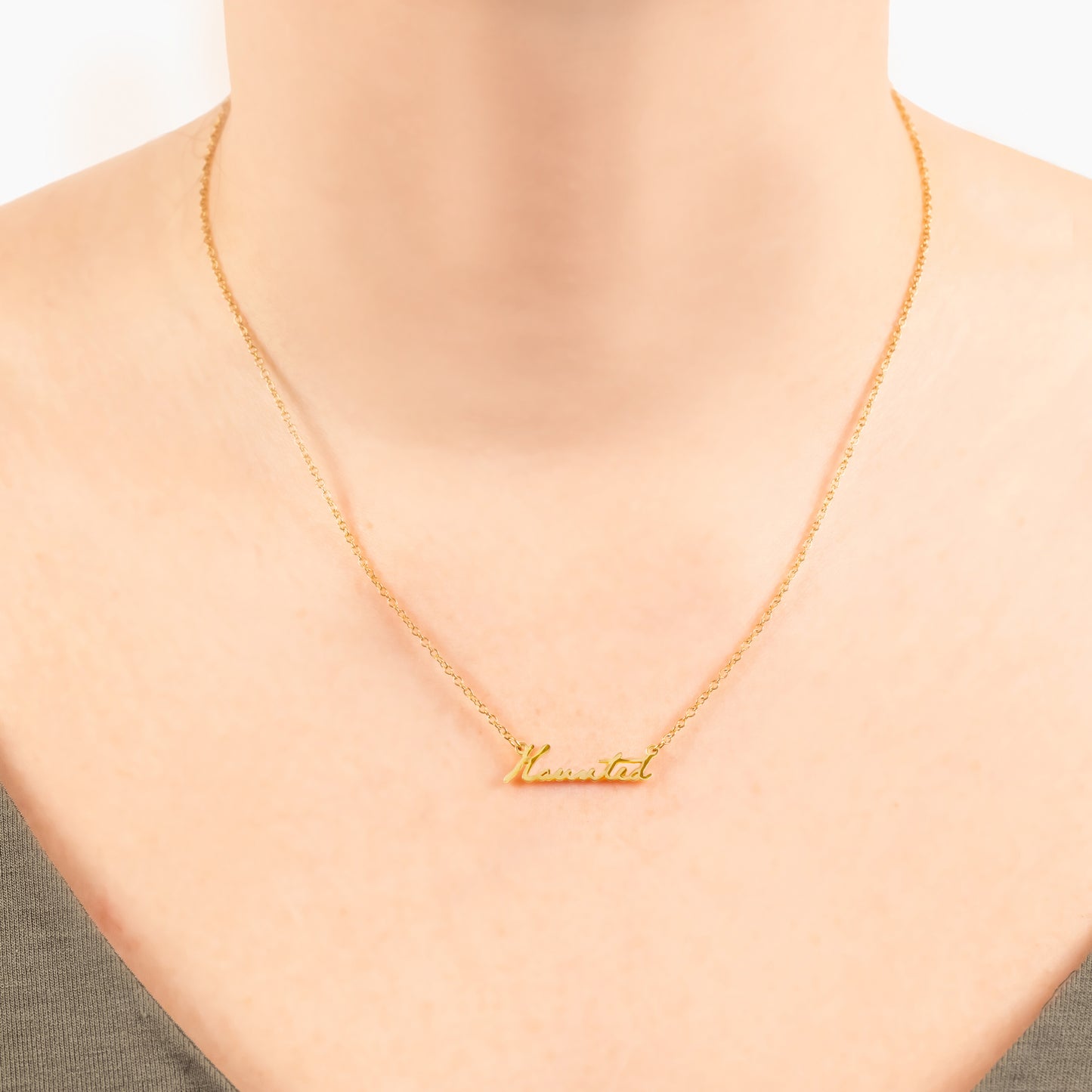 Haunted Gold-Plated Necklace