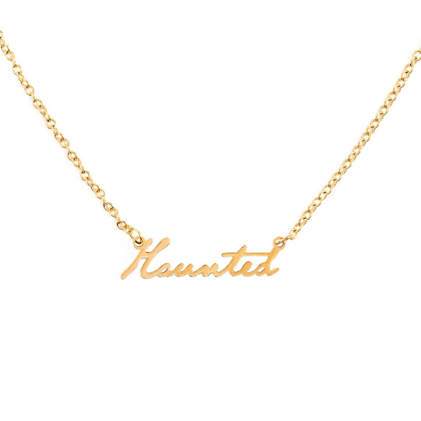 Haunted Gold-Plated Necklace